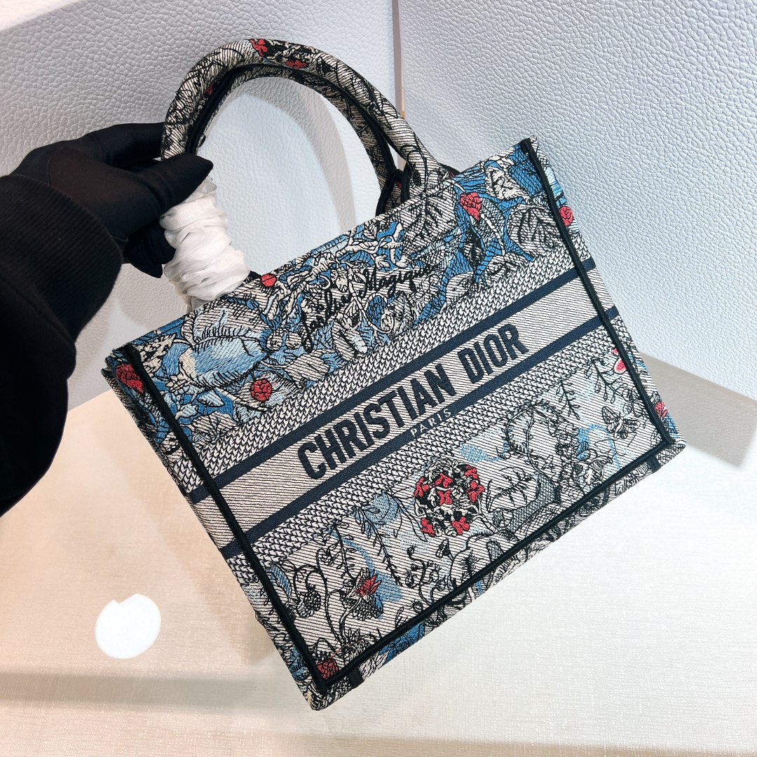 10A + top quality Small Dior Book Tote 1265 DLAM012 26.5cm