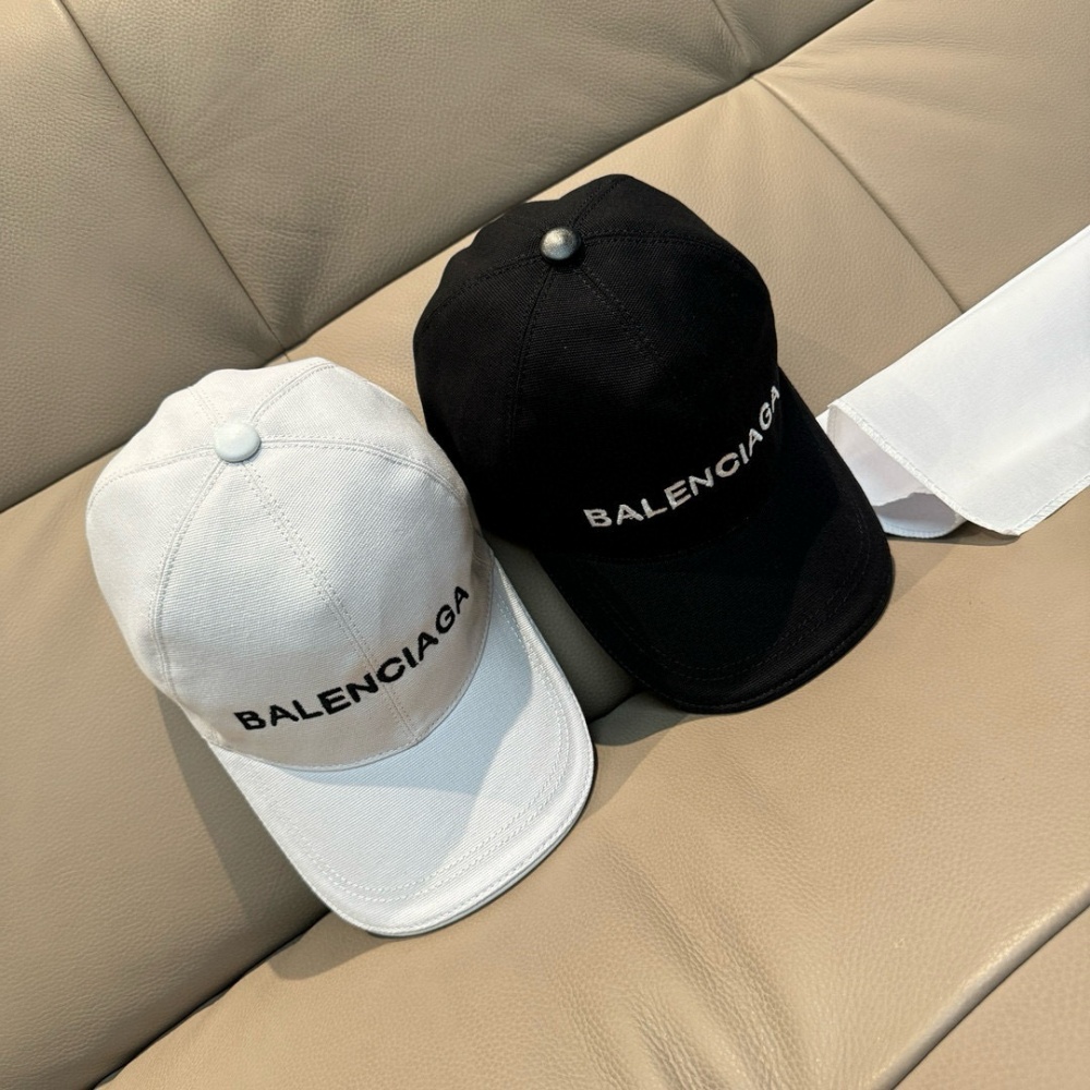 Balenciaga Hat Three-Dimensional Embroidered Baseball Cap Accessories