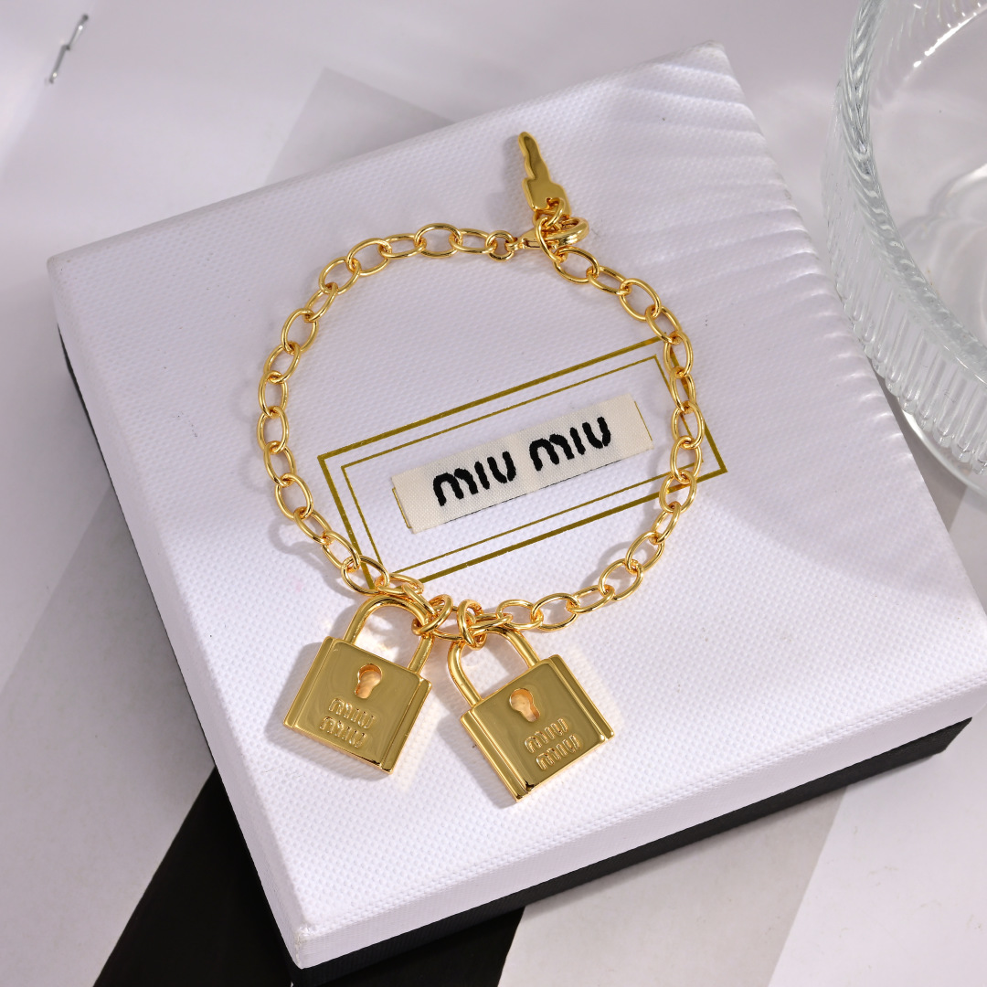 Miu Miu Jewelry Bracelets Lock bracelet