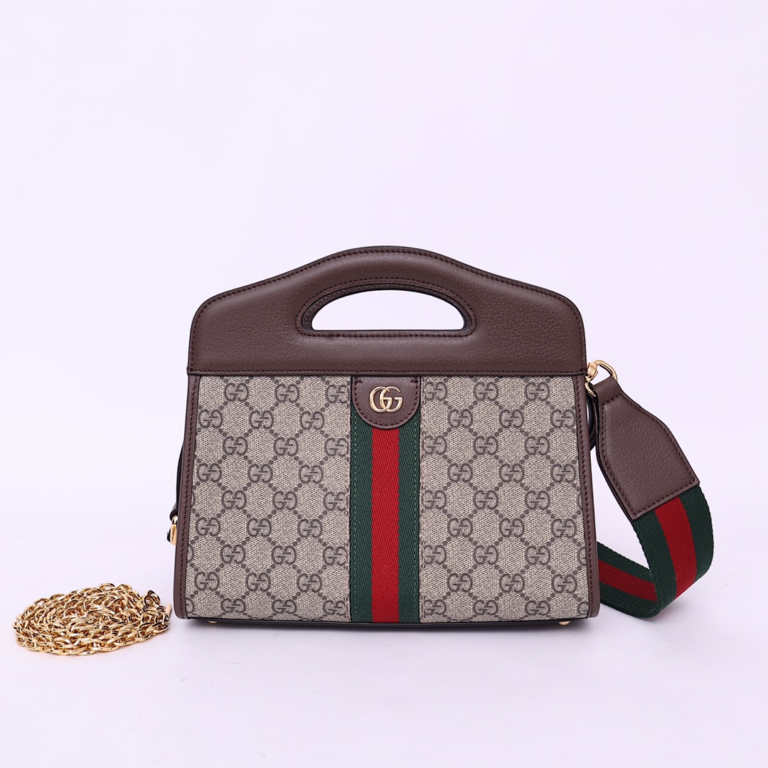 GUCCI Ophidia small tote with Web  693724