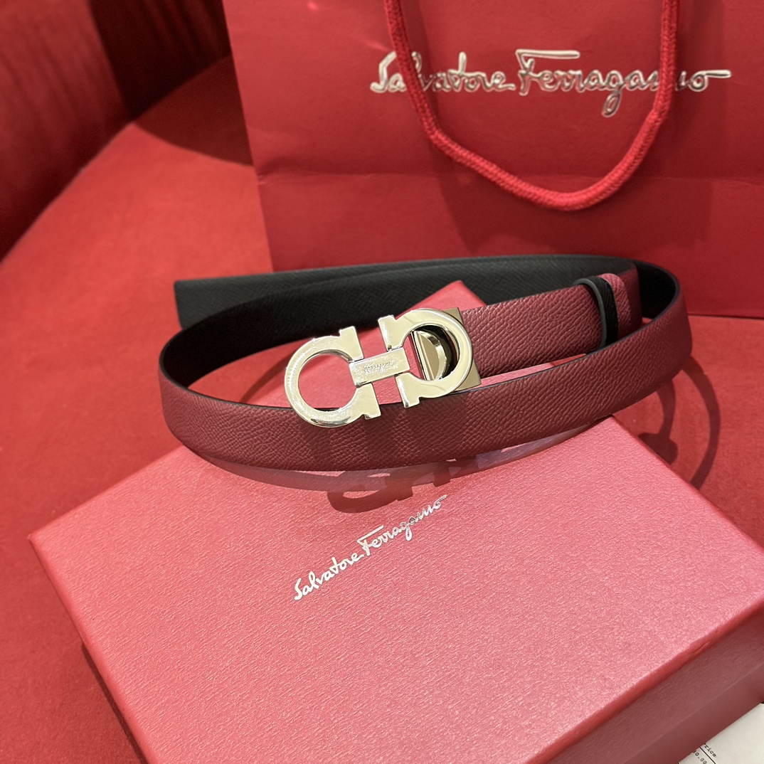 FERRAGAMO Belt 004 22PJ081 2.5cm