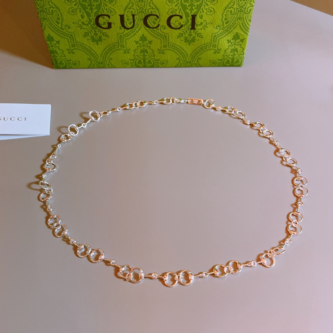 Gucci Jewelry Necklace Interlocking style 85