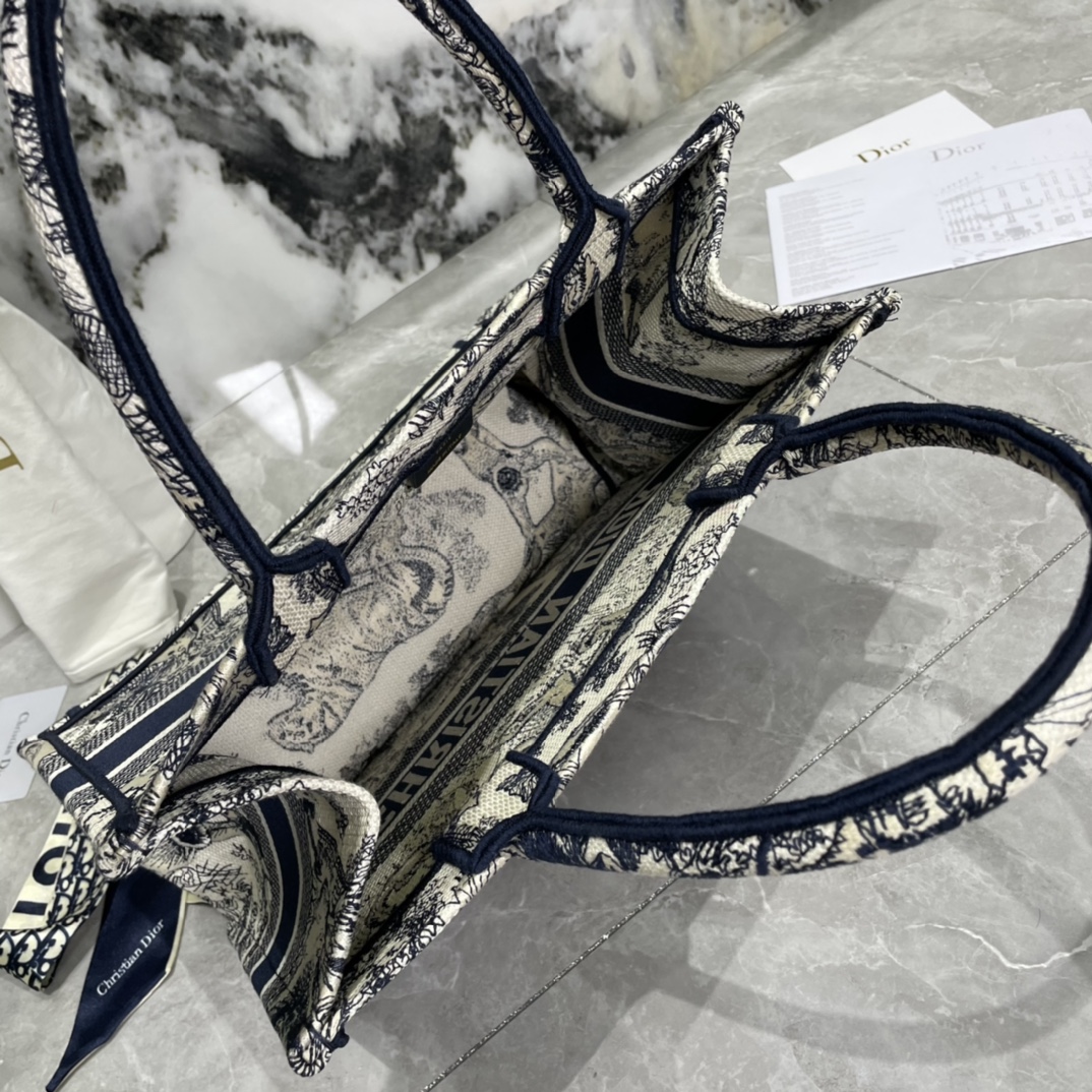 10A + top quality Medium Dior Book Tote 0175 XB022 36cm