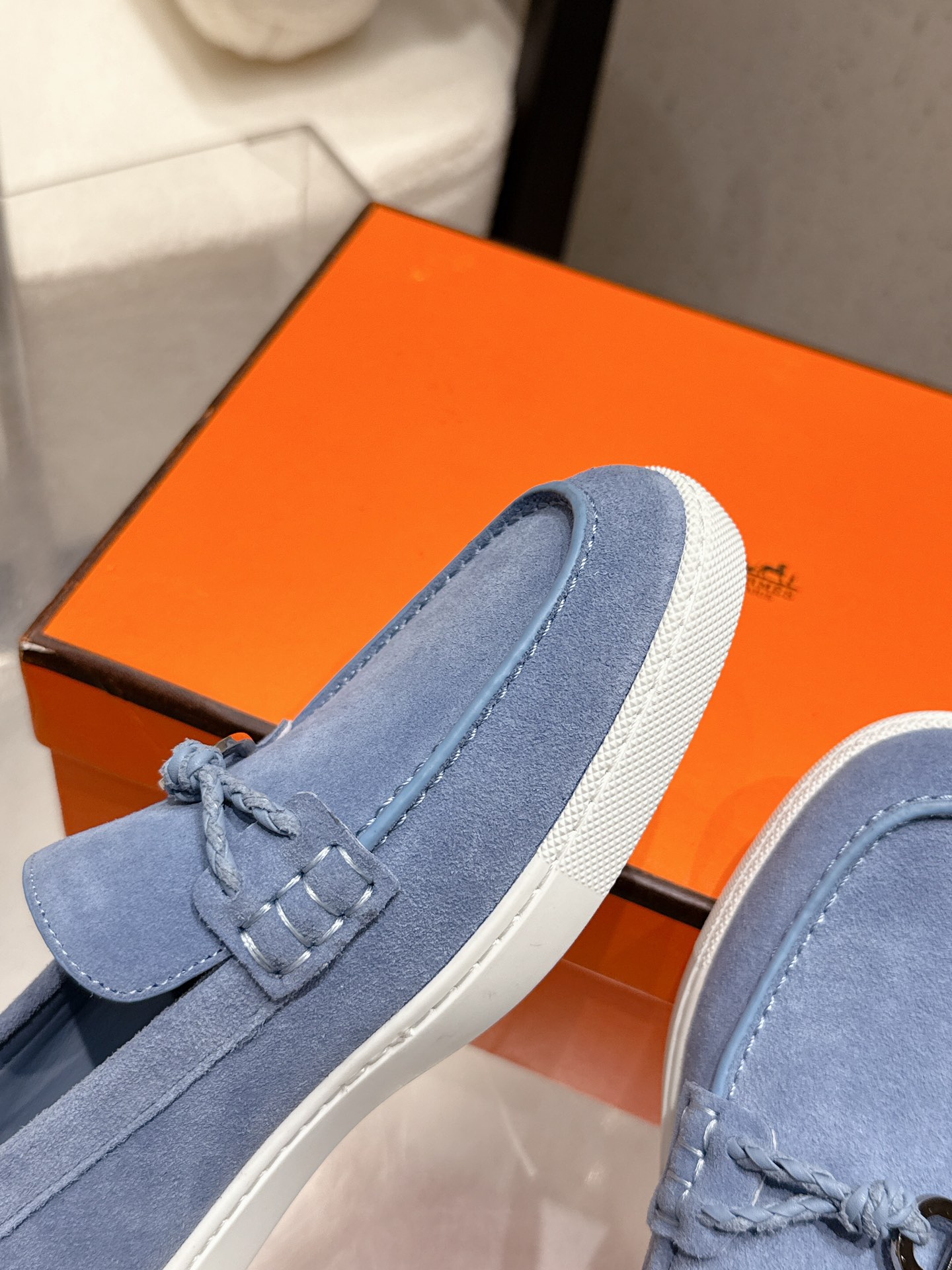 Hermes Shoes Loafers Cowhide