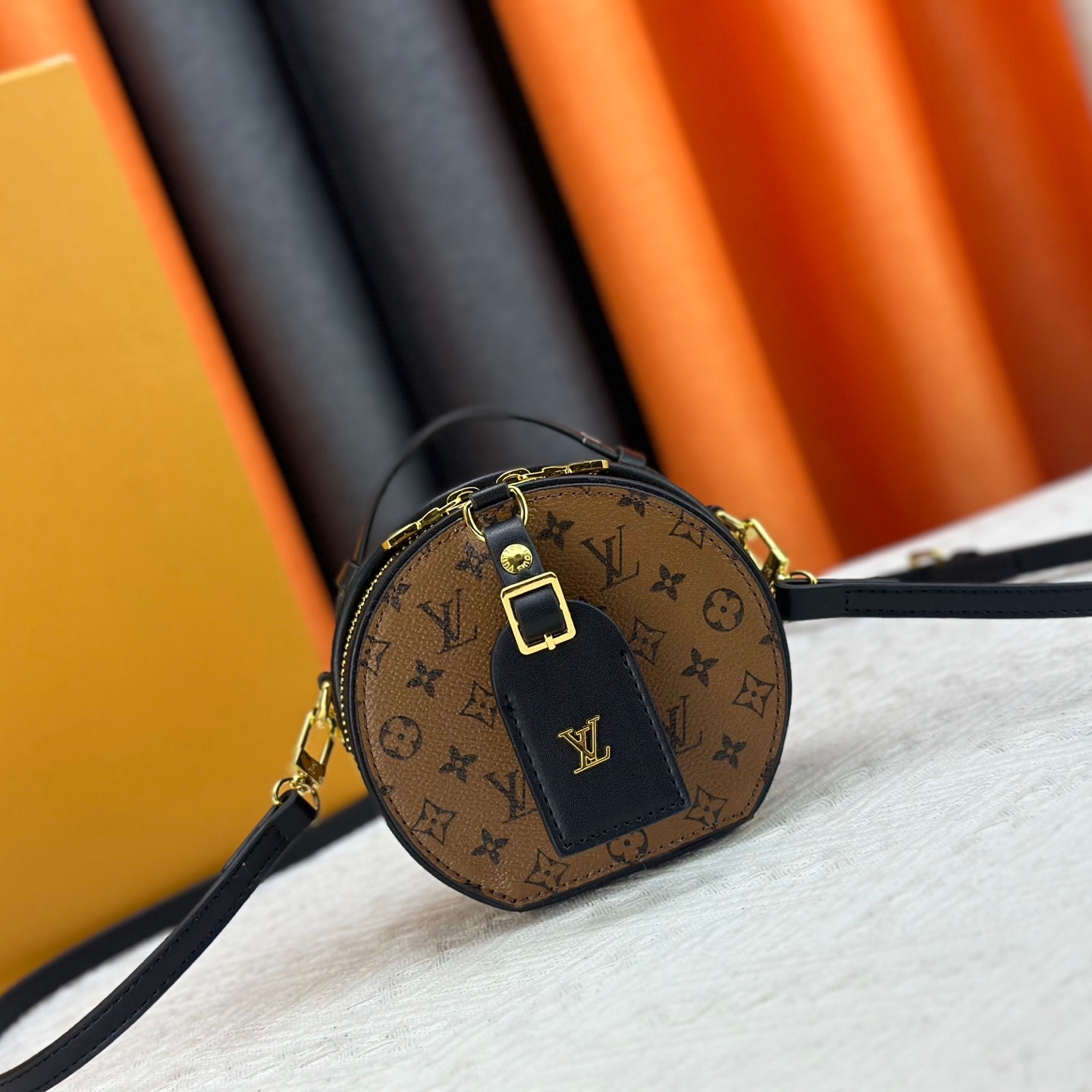 Louis Vuitton Mini Boîte Chapeau Handbag  M83575 M83614