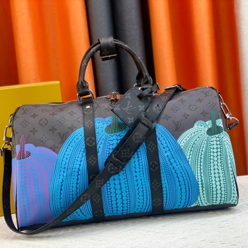 Louis Vuitton LV x YK KEEPALL 45  travel bag  M46441