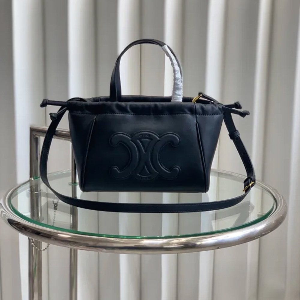 CABAS TRIOMPHE Small Bag Black 111013 LM051 22cm