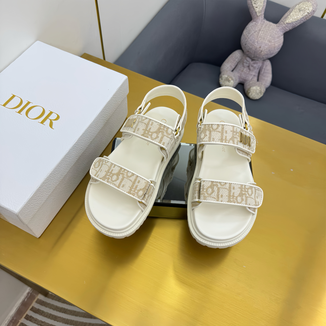 Dior Shoes Dioract series Velcro women's sandals