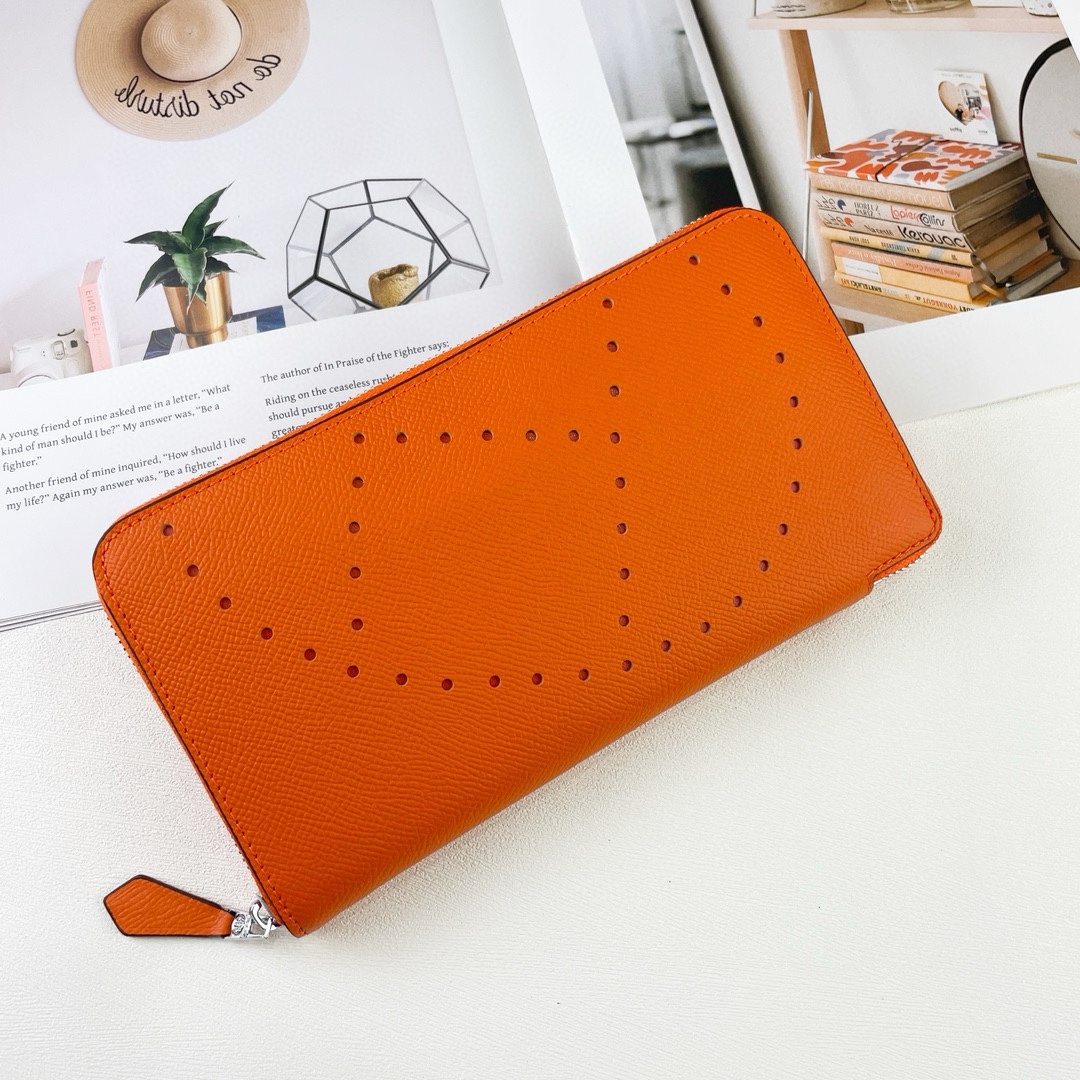 Hermès Silk'in Zipper Wallet