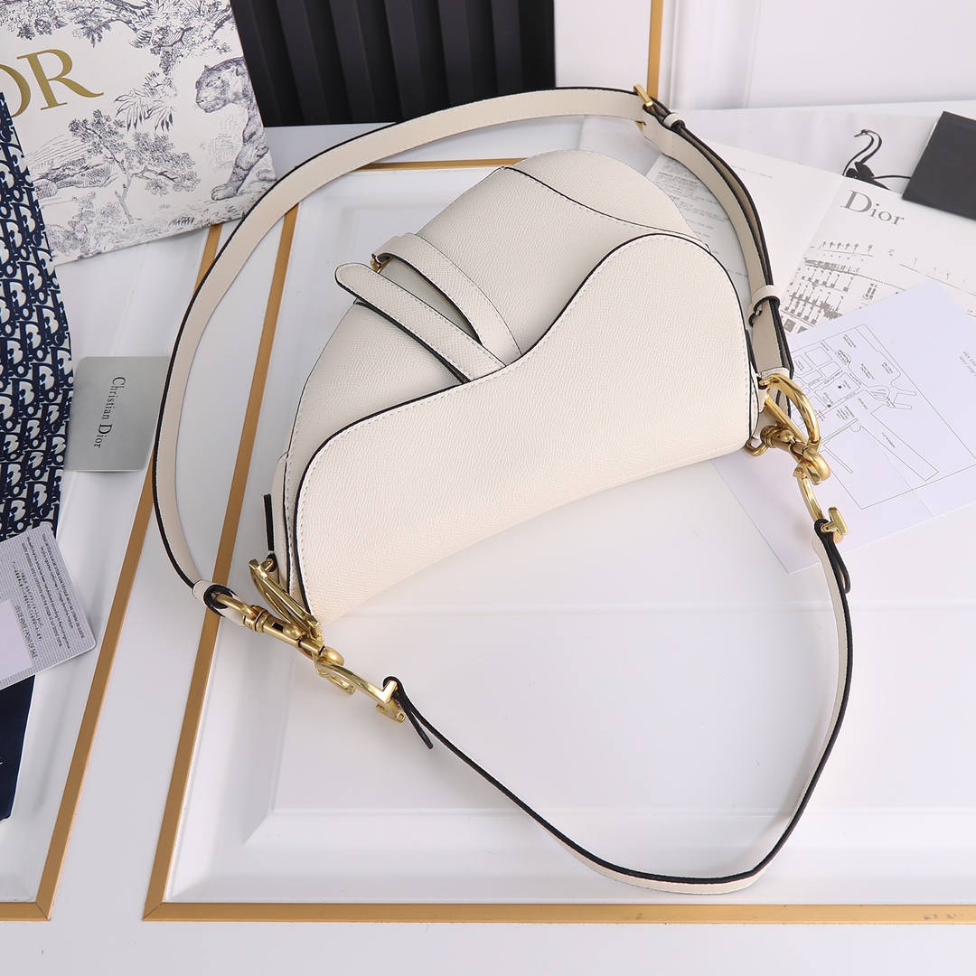 Saddle Bag White 6677 XB012 25.5cm