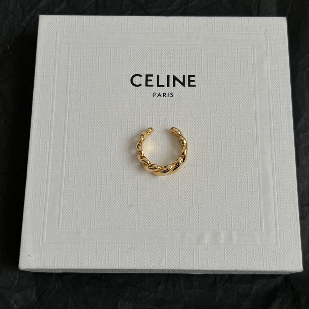 Celine Jewelry Rings Openings with hollow design