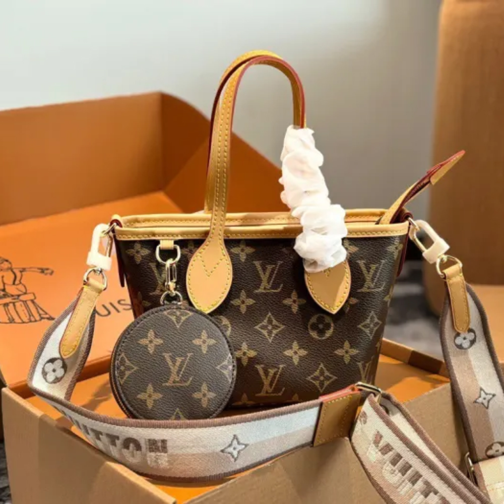 LV Neverfull BB Tote 46705 LM012 25cm