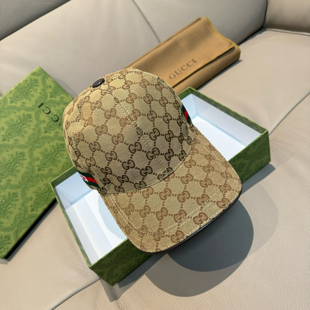 Gucci Hat Logo Webbing Baseball Cap Accessories