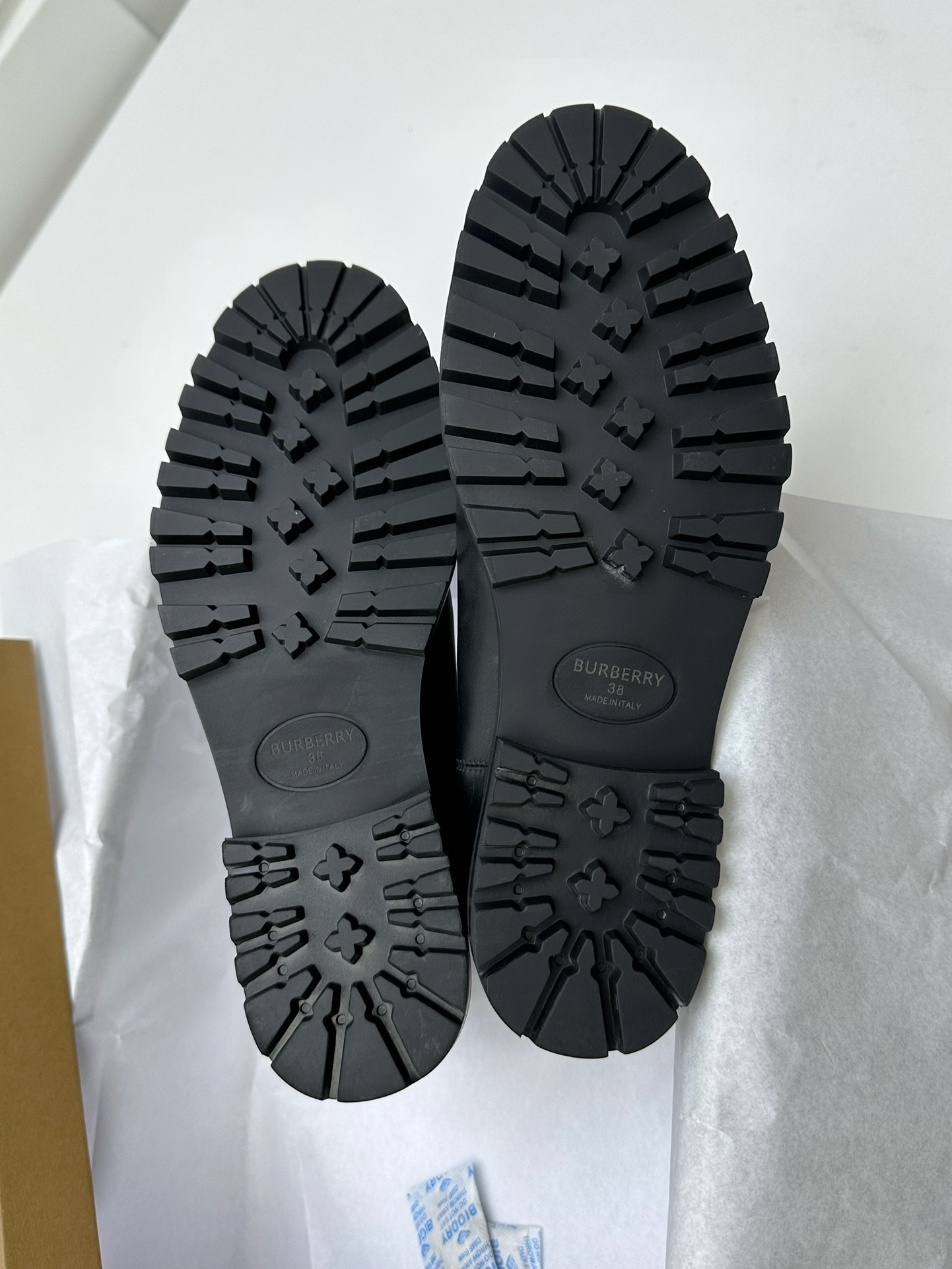 Burberry Shoes Boots Cowhide Canvas