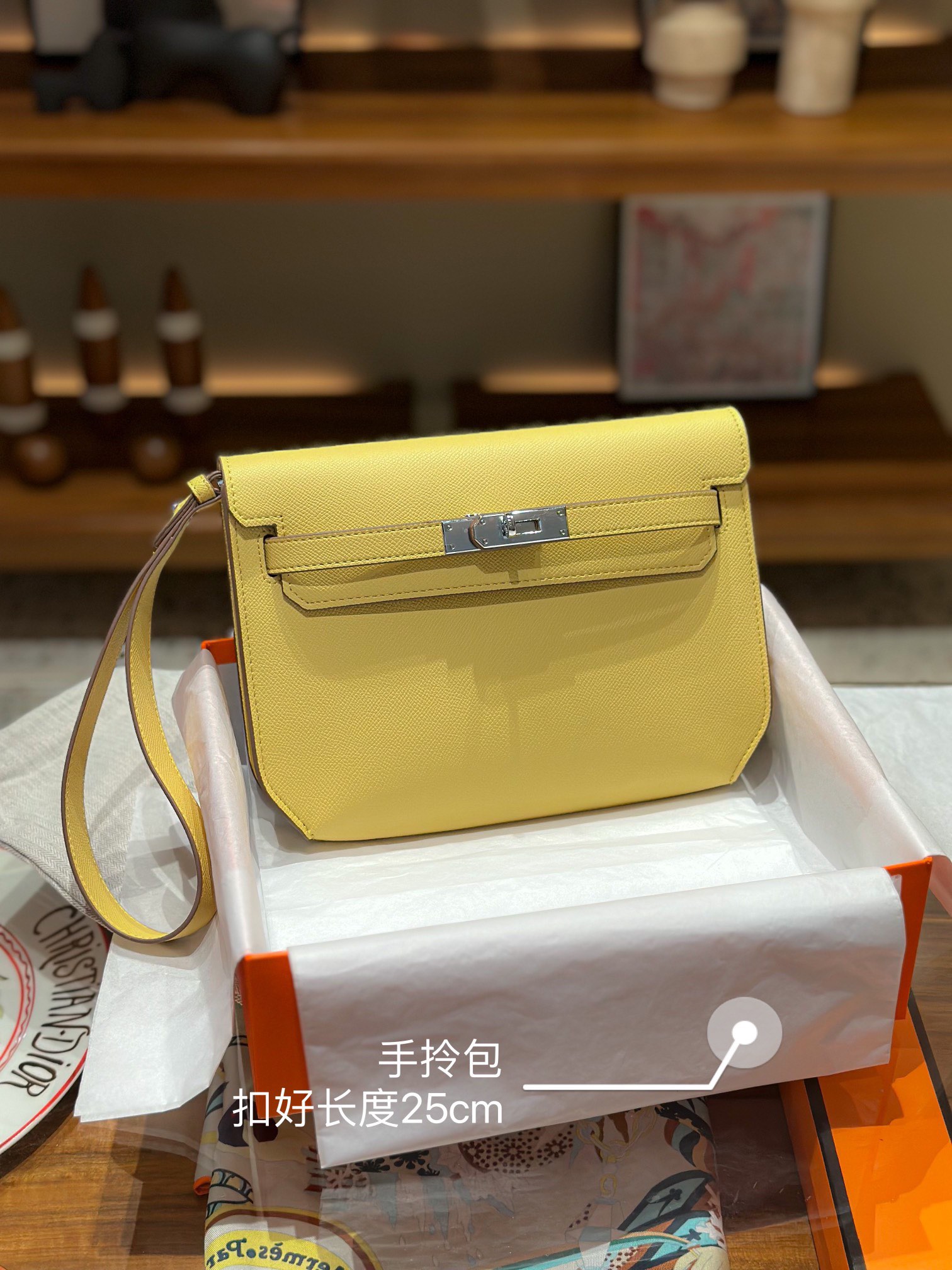 Hermes Kelly Depeches XYZ022 25cm