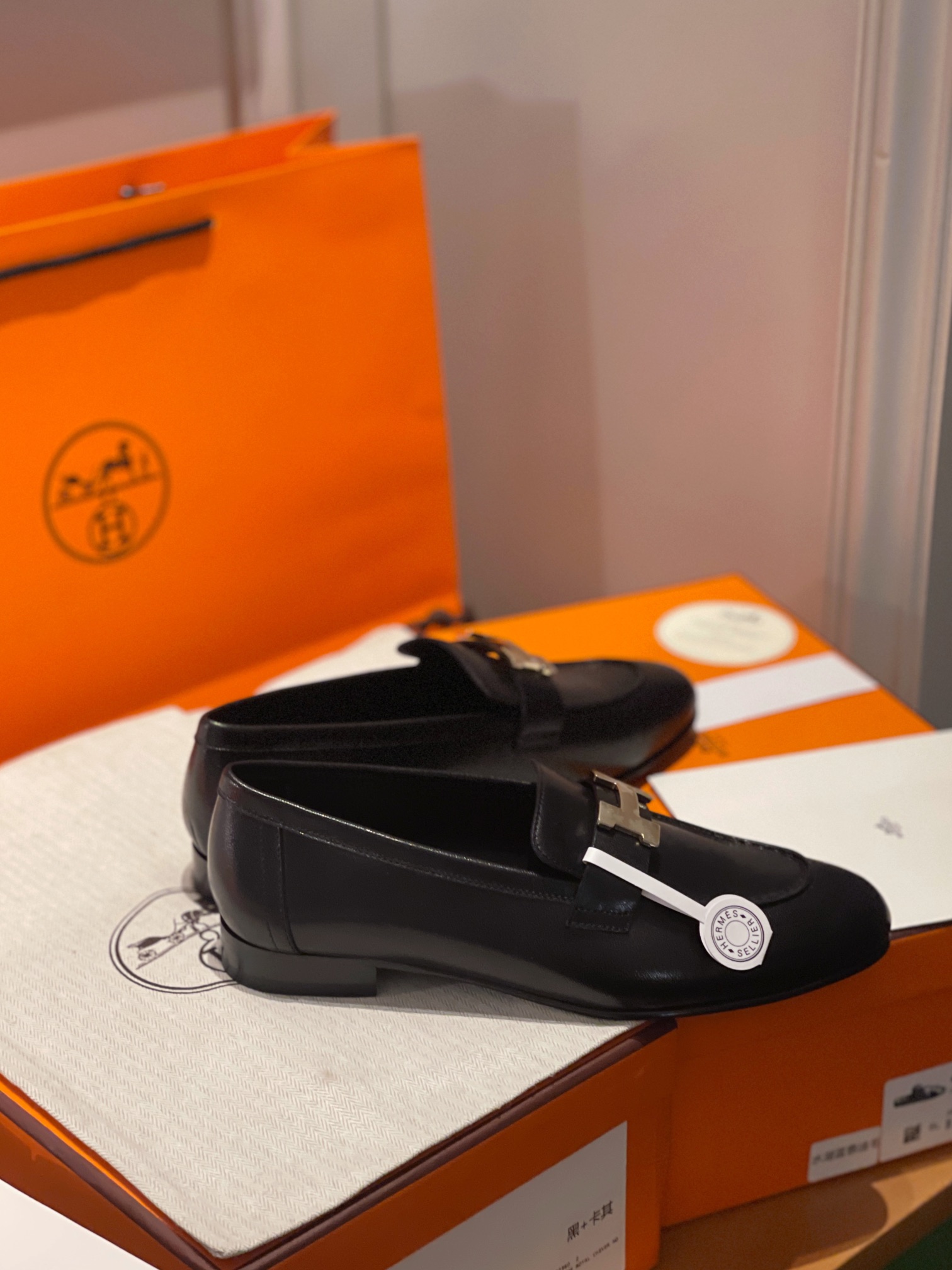 Hermes Shoes Loafers Cowhide