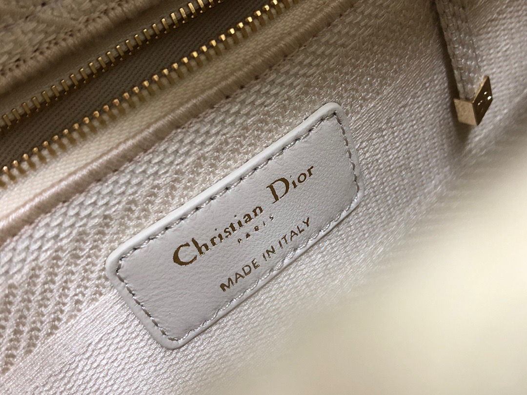 10A + top quality Dior Medium Lady D-Lite Bag M0565 LM003 24cm