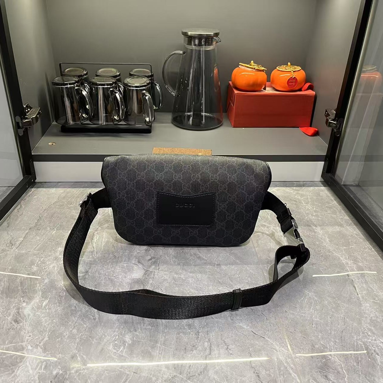 Gucci Emblem Fanny Pack 821162