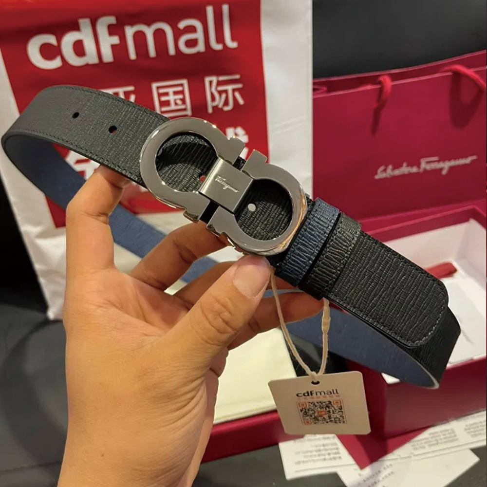 FERRAGAMO Belt 002 22PJ081 3.5cm