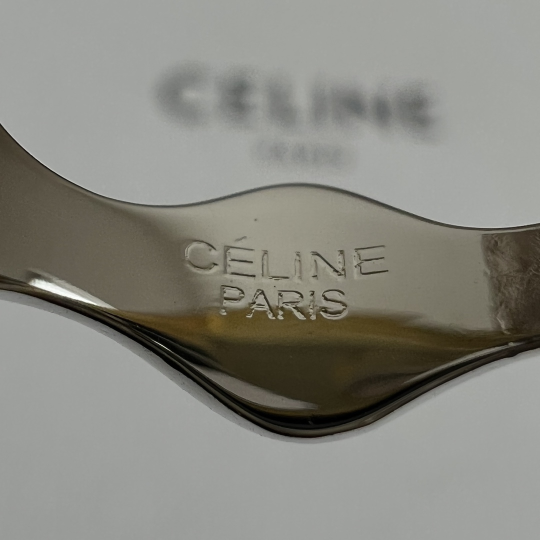 Celine Jewelry Rings Open Wave Design