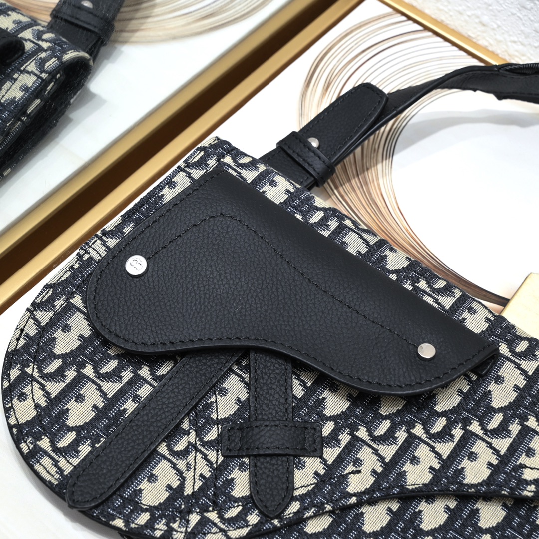 Saddle Bag Blue print 1088 LM581 23cm