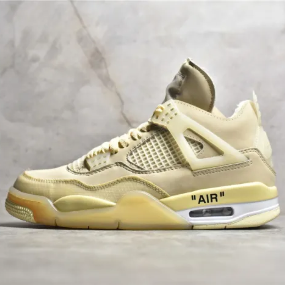 Off-white × Air Jordan 4  Sail  CV9388-100