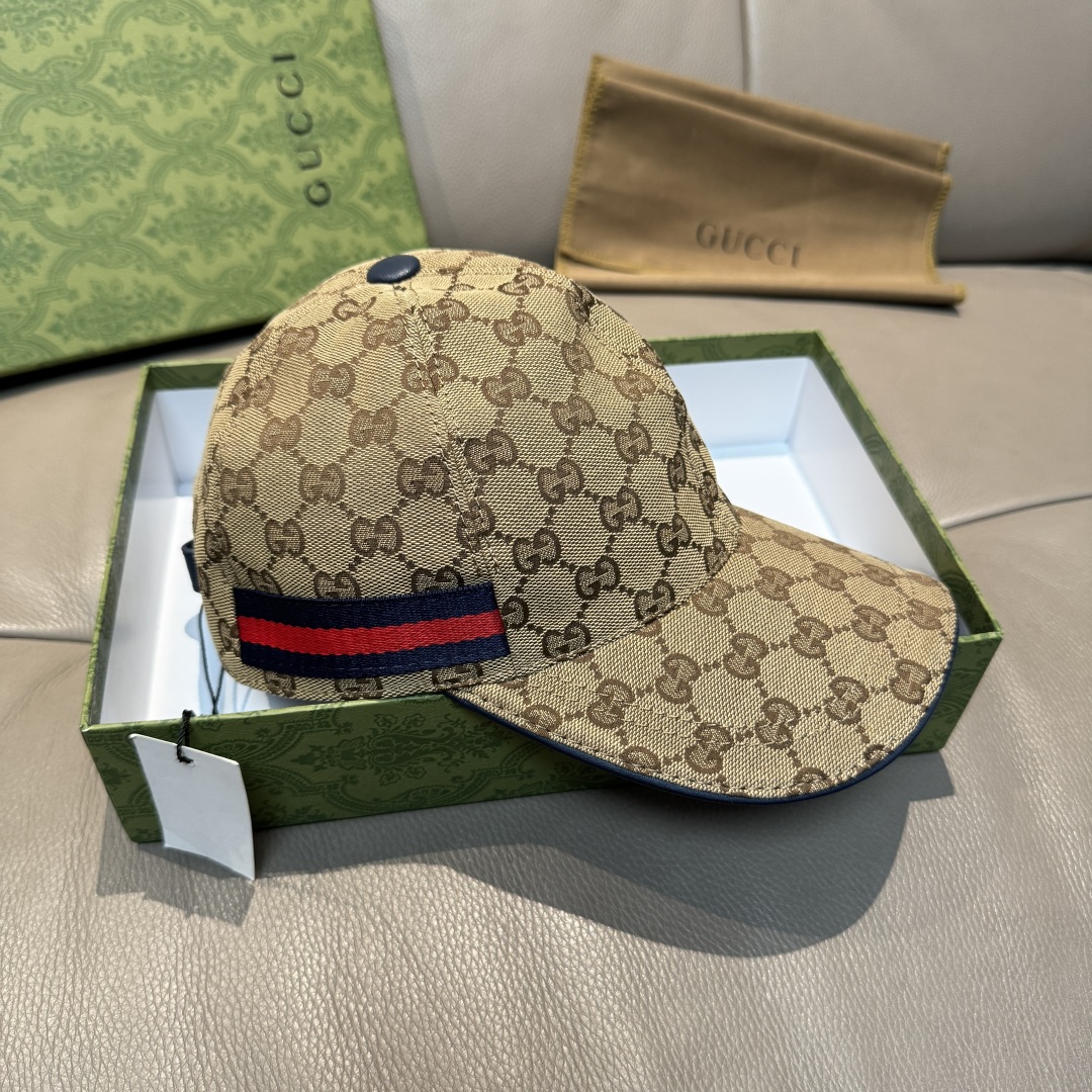 Gucci Hat New Color Webbing Baseball Cap Accessories