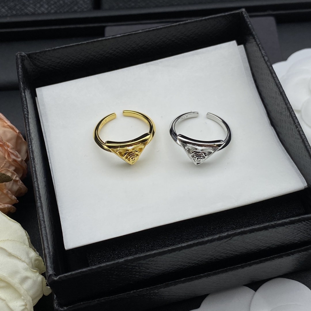Prada Jewelry Rings Three-dimensional rose design