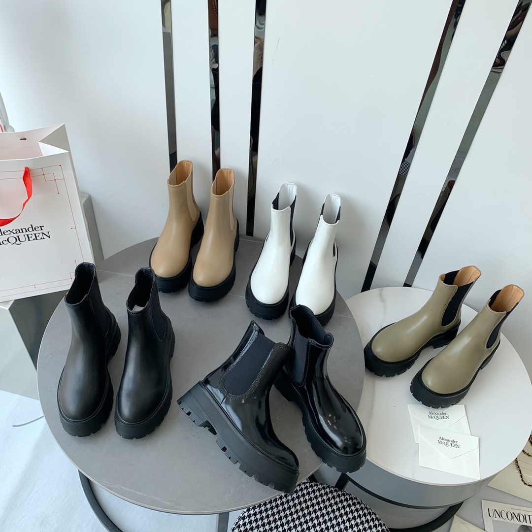 Alexander MCQueen shoes high-top no shoelace 001