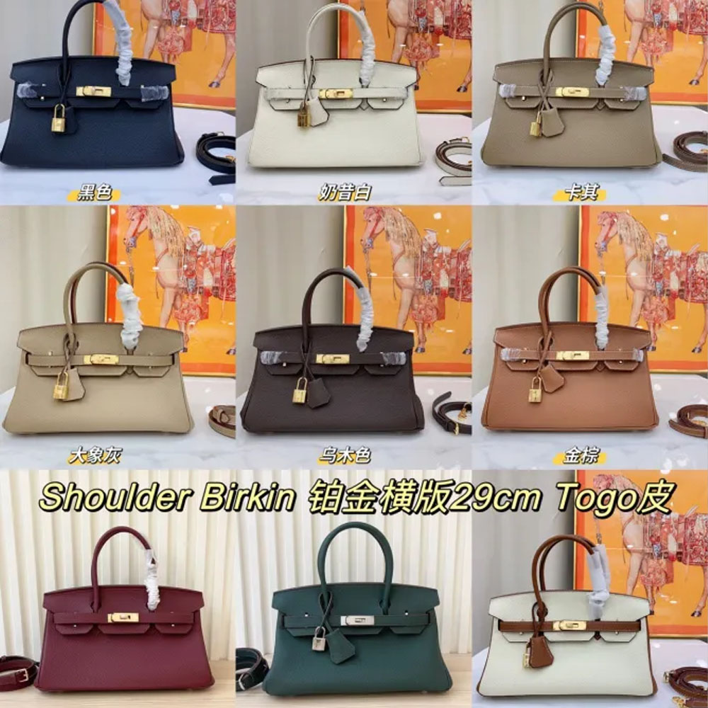 Hermes Shoulder Birkin Bag XYZ022 29cm