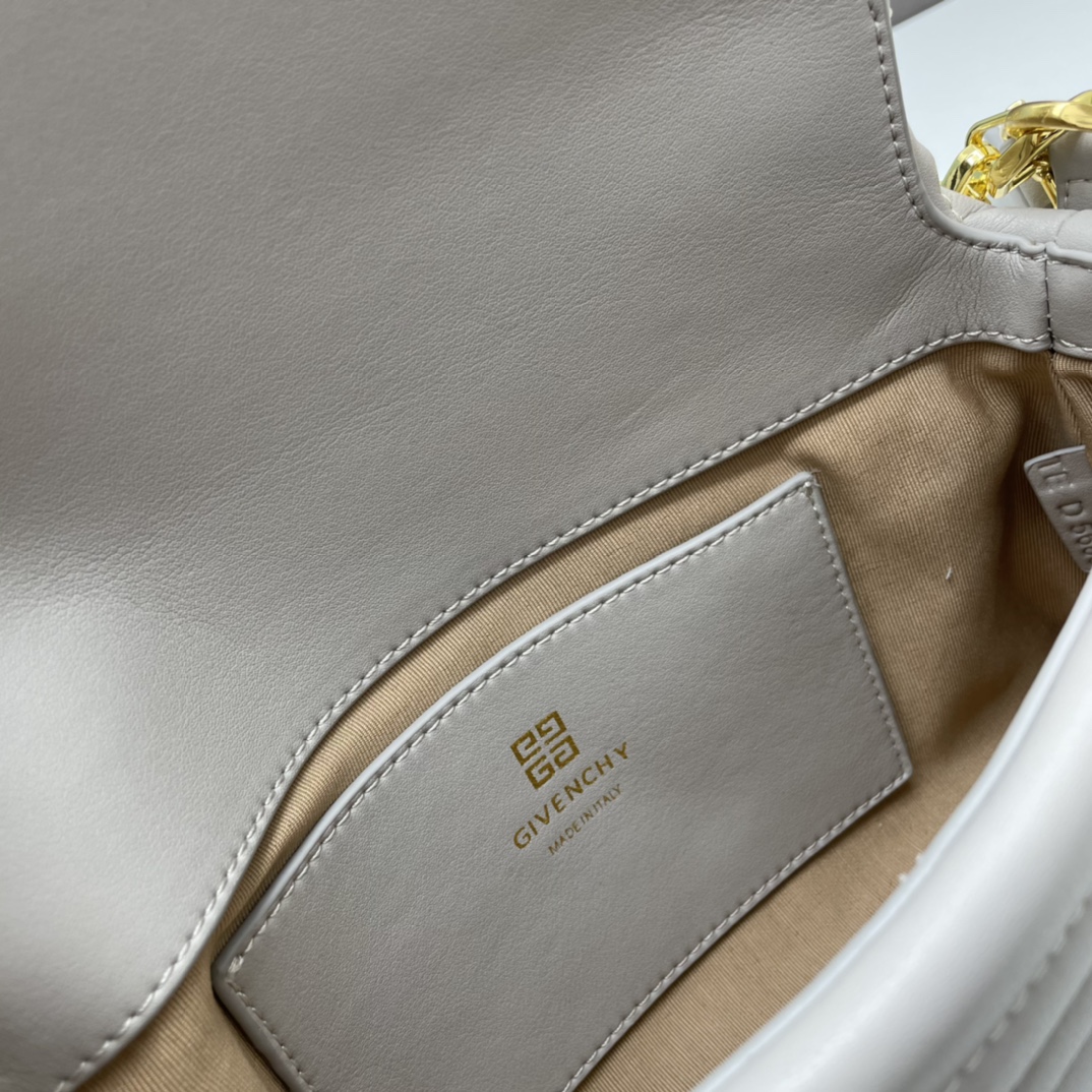 Small 4G Soft Chain Bag Gray gold 8669 LM012 25cm