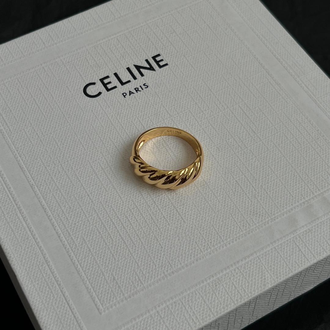 Celine Jewelry Rings Spiral design