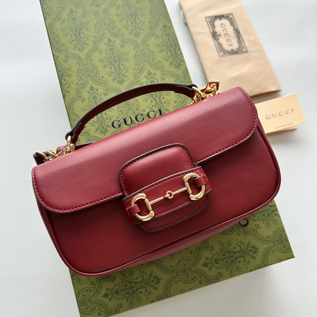 Gucci Horsebit Small Top Handle Bag 815206