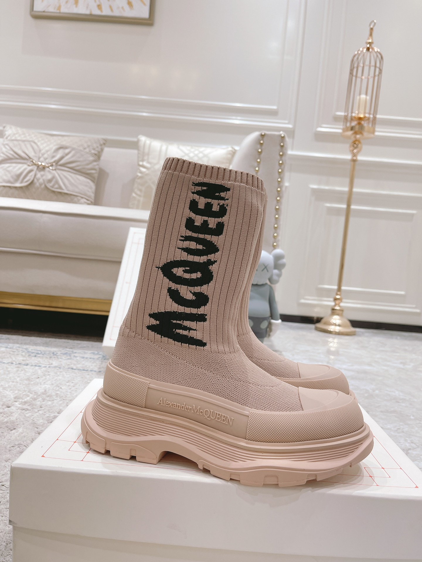 McQueen袜子靴023