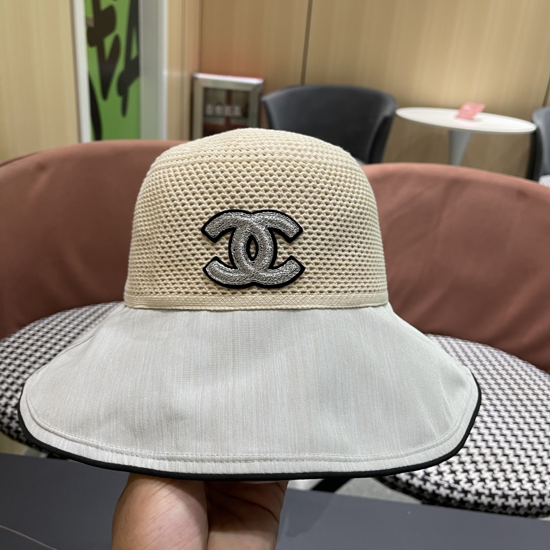 Chanel Hat Bucket Hat Uv Protection Sun Hat Accessories