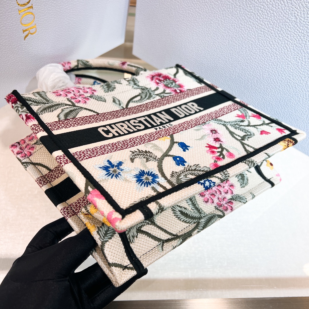 10A + top quality Small Dior Book Tote 1265 DLAM012 26.5cm