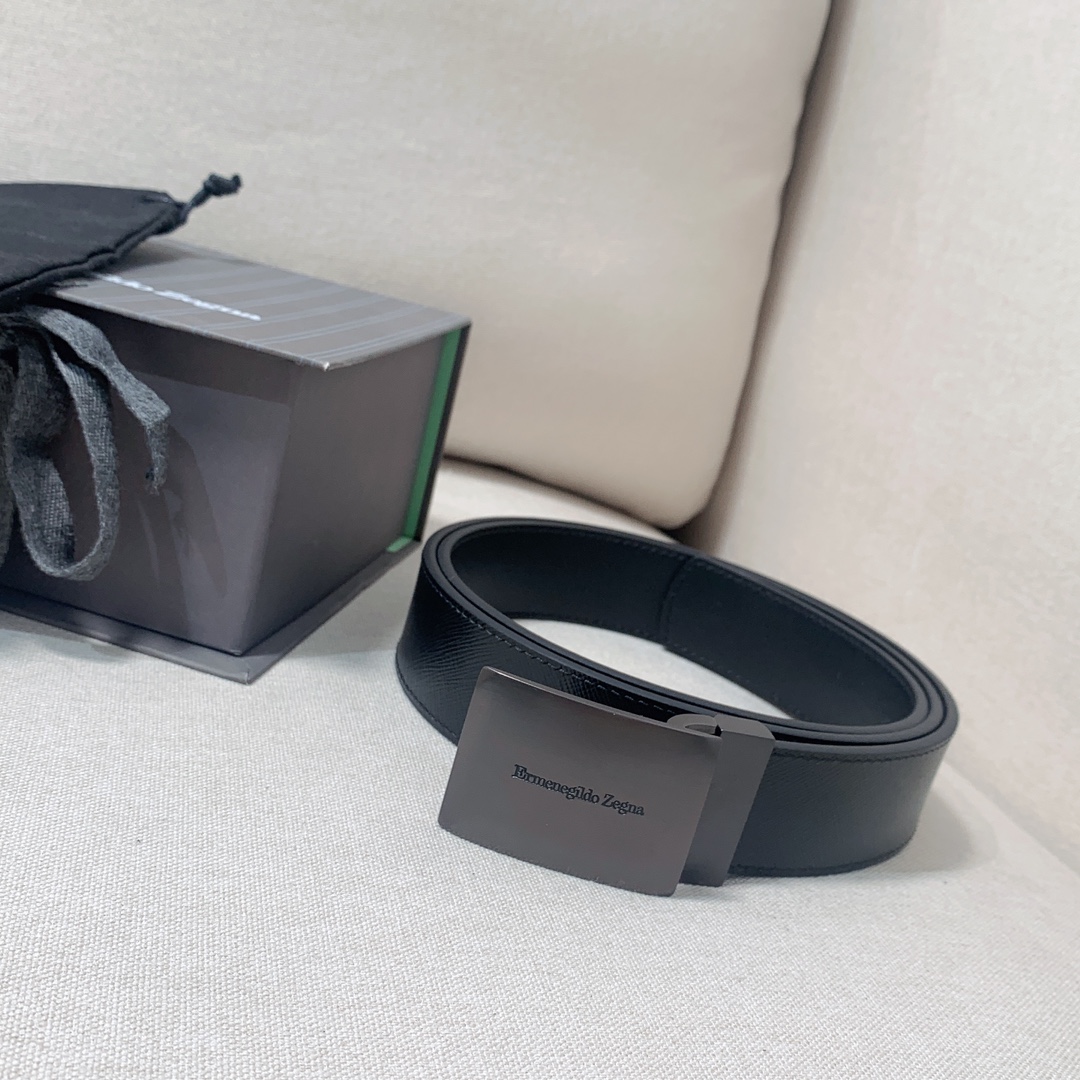 ZEGNA Belt 001 22PJ061 3.5cm