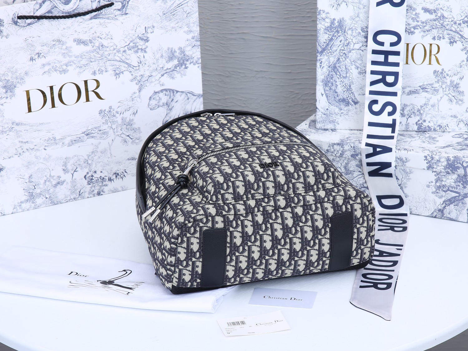 Small Rider Backpack Blue print 6601 LM022 28cm