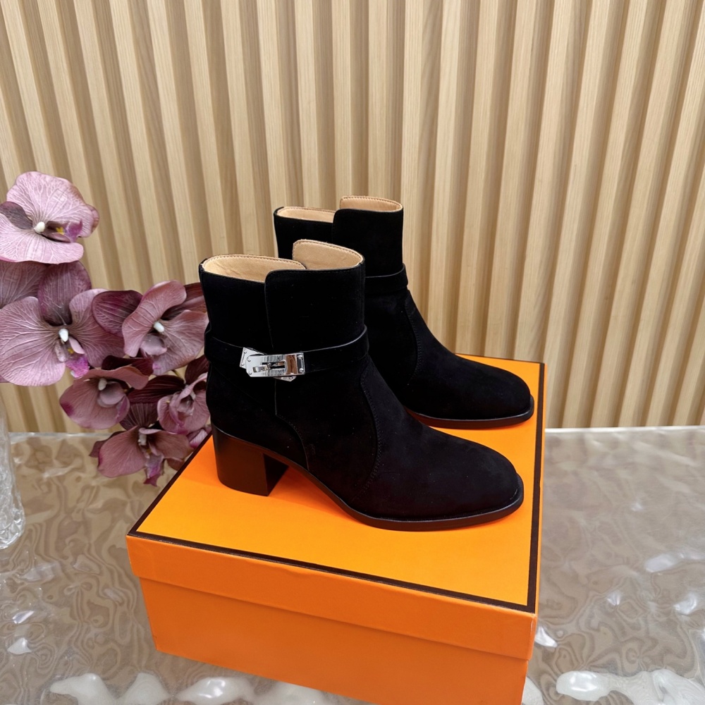 Hermes Shoes Boots Kelly Cowhide