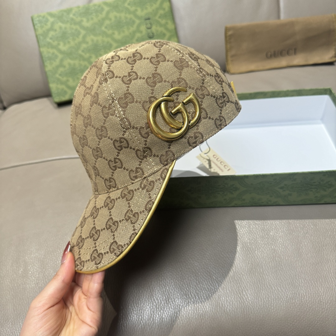 Gucci Hat Metal GG Baseball Cap Accessories