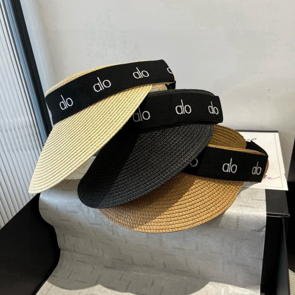 Alo Hat Straw Visor Hats Accessories