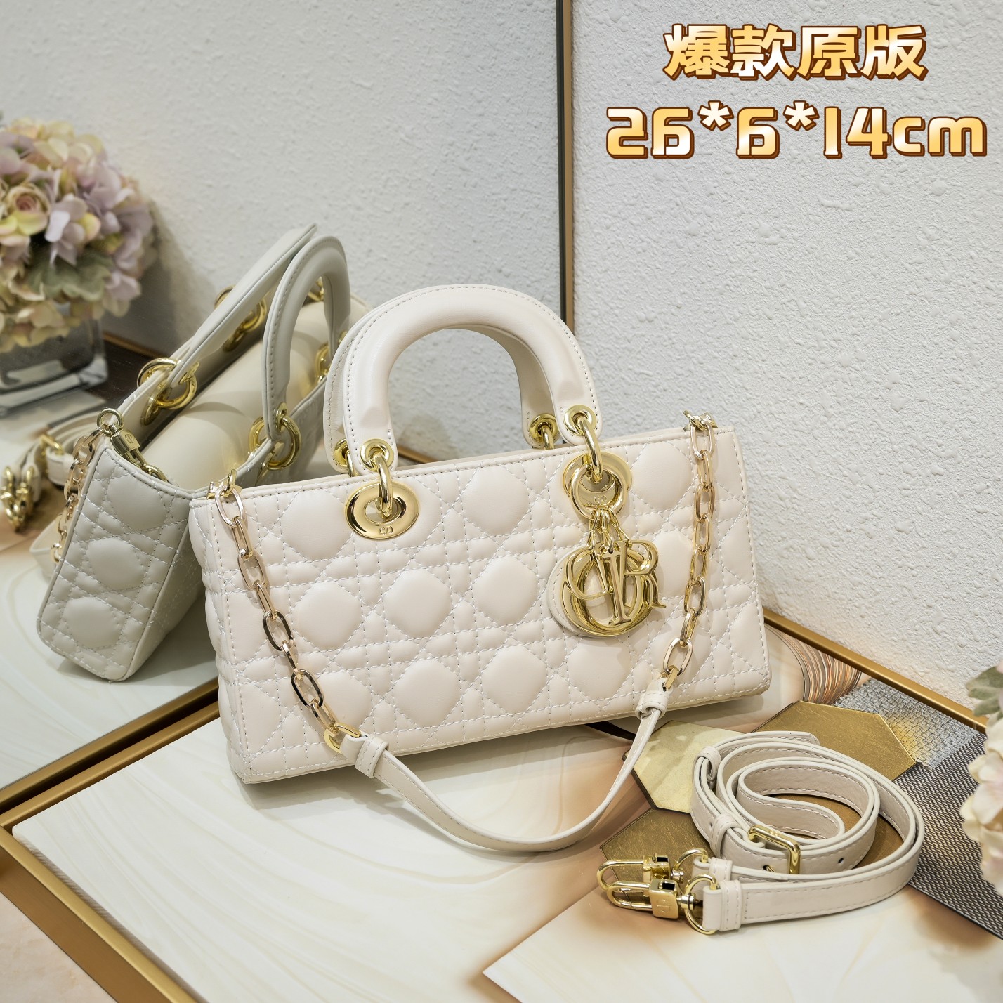 Dior Lady D-Joy bag 0540 LM002 26cm