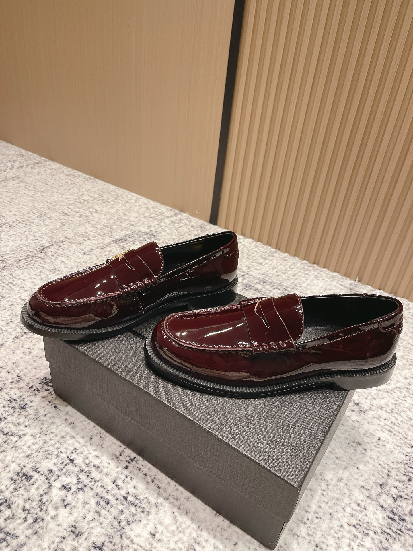 Saint Laurent Shoes Loafers Cowhide