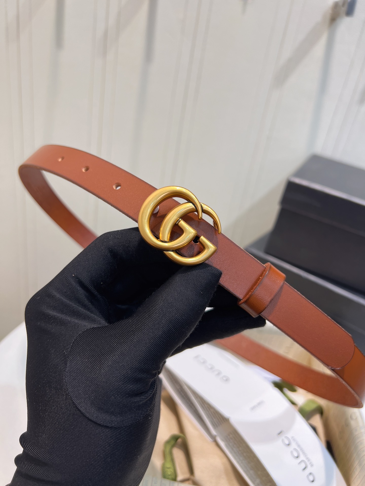 GUCCI Belt 011 22PJ081 2cm