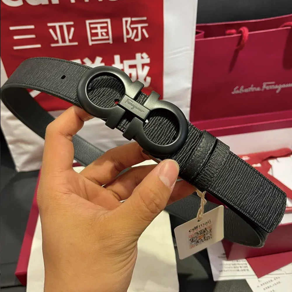 FERRAGAMO Belt 002 22PJ081 3.5cm