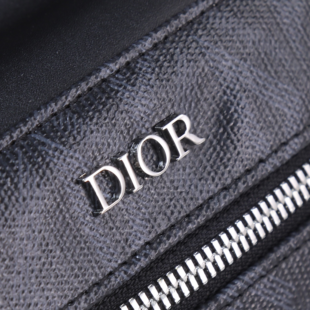 Large Rider Backpack Black canvas 6601 LM032 30cm