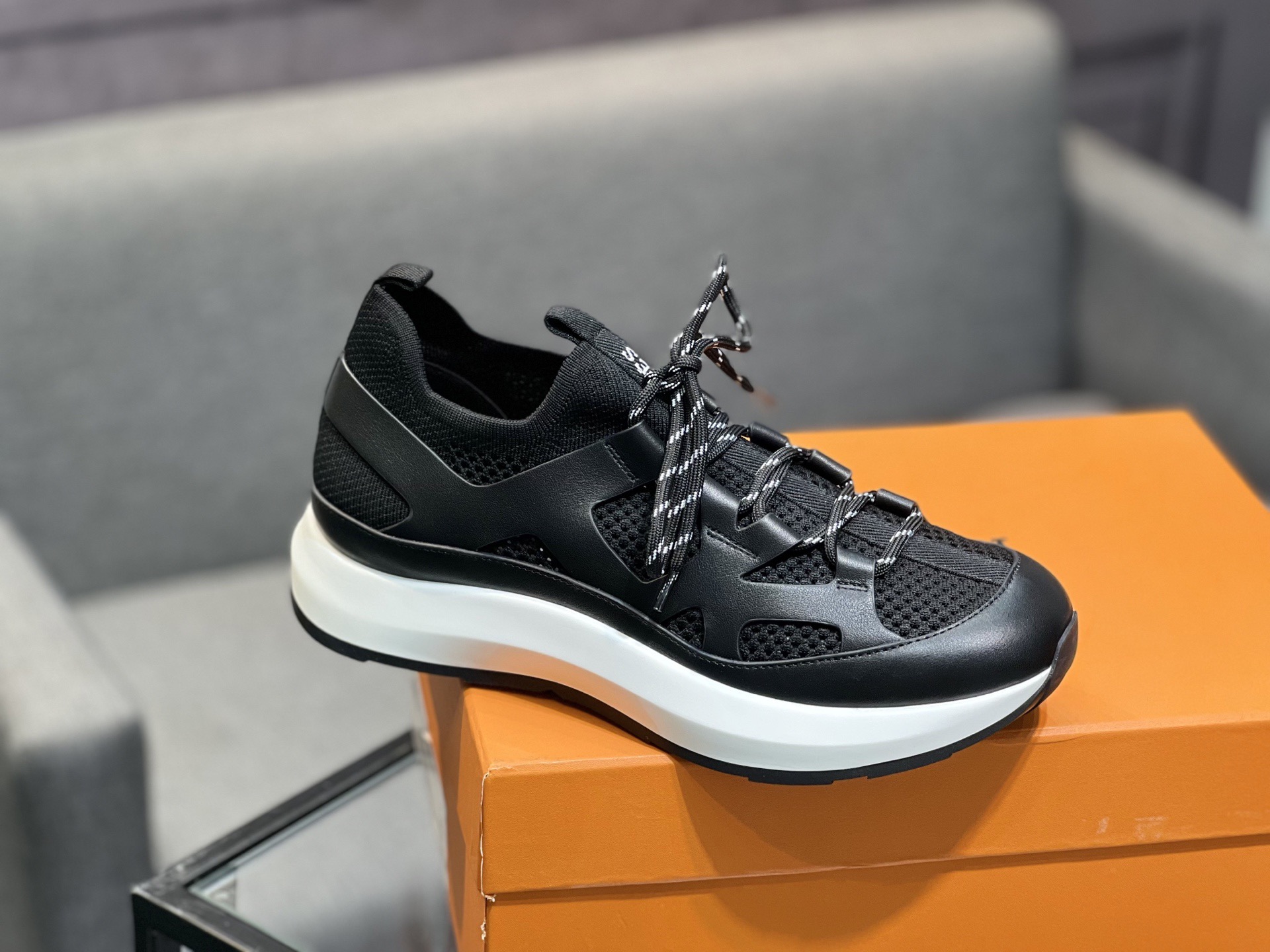 Hermes Shoes Casual Shoes TPU Cowhide