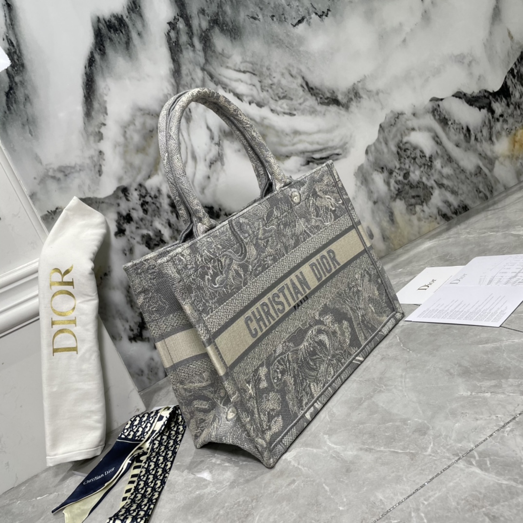 10A + top quality Medium Dior Book Tote 0175 XB022 36cm
