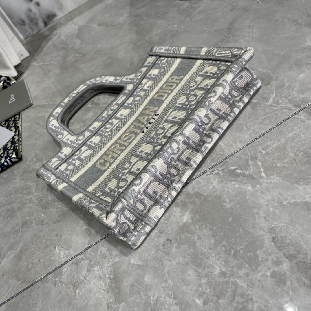 10A + top quality Mini Dior Book Tote 0175 XB041 23cm