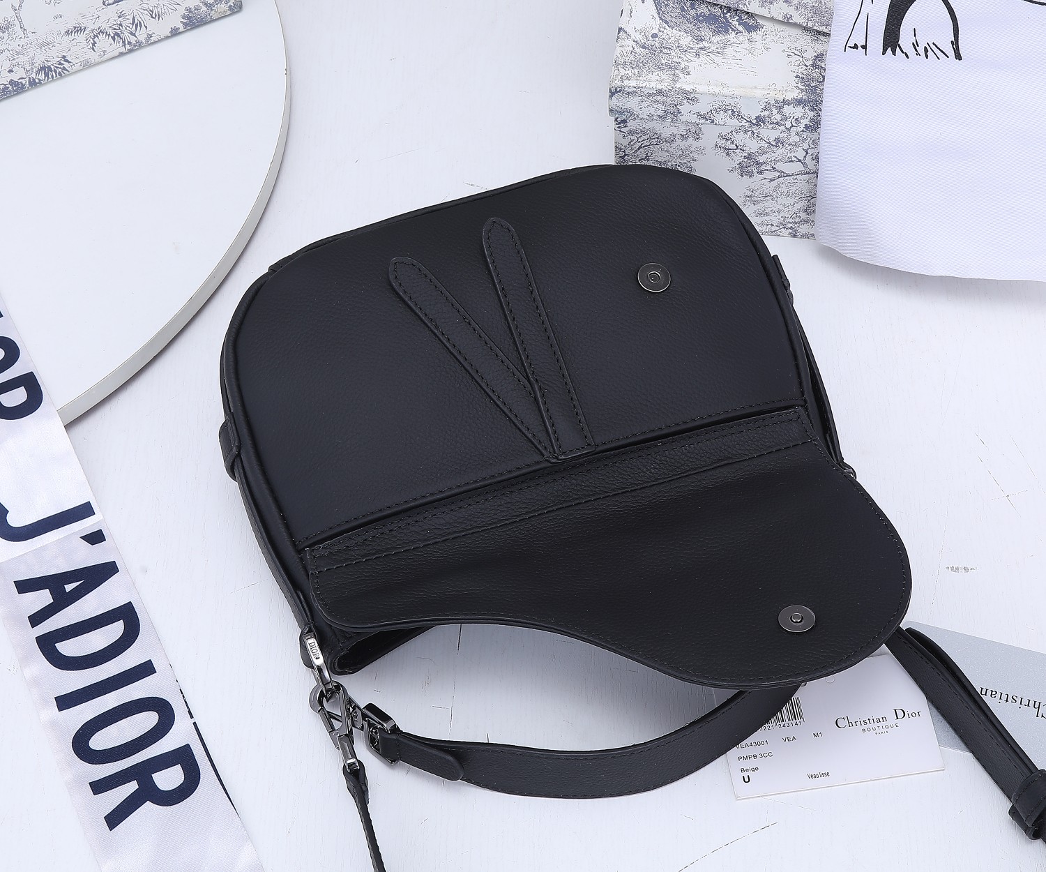 Mini Saddle Soft bag All Black 1090 XB022 24cm